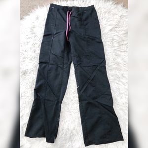 Black scrub pants